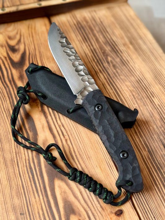 Bushcraft Camping Knife No.2, Stone Steel 50x14 MF, Gorilas BBQ