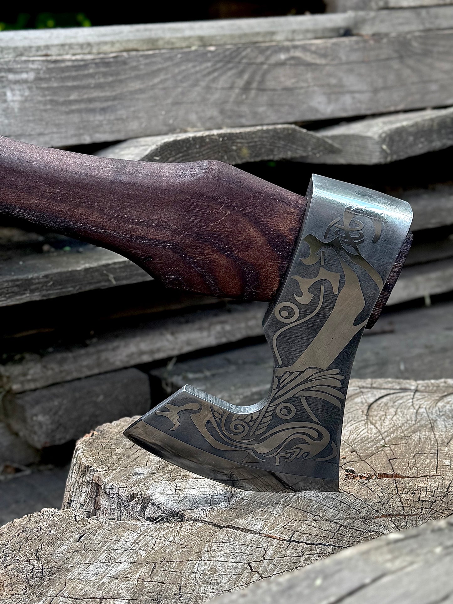 Viking Axe Floki U8GA Steel Gorillas BBQ TR23
