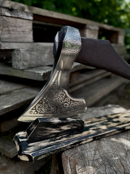 Viking Battle Axe Princely Steel