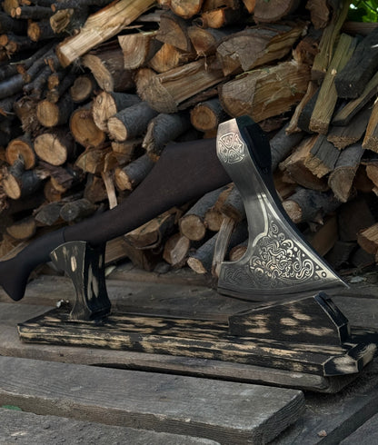 Viking Battle Axe Princely Steel