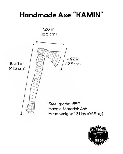 Exclusive Handmade Axe “KAMIN”