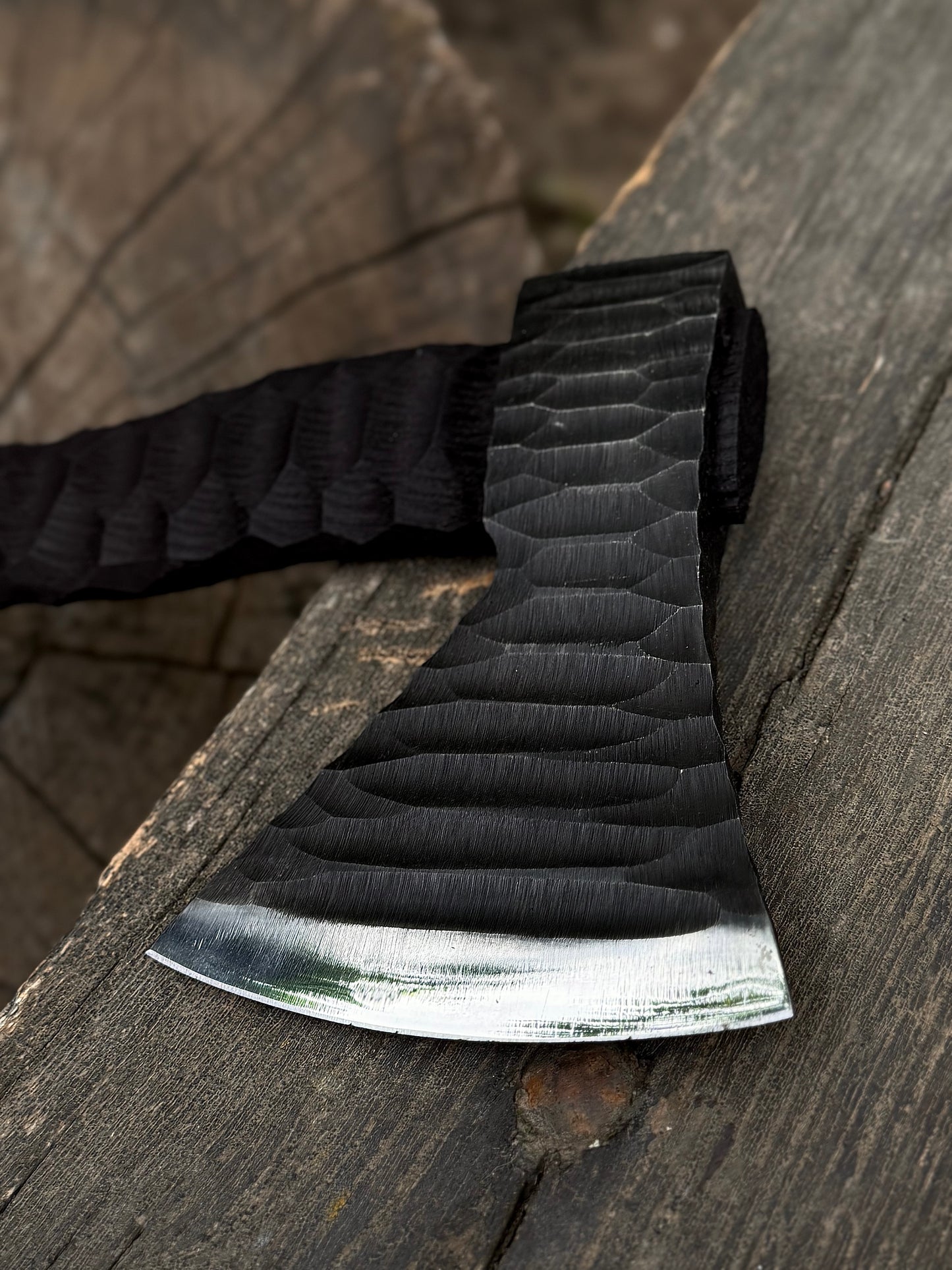 Exclusive Handmade Axe “KAMIN” – 65G Steel Gorillas BBQ TR7