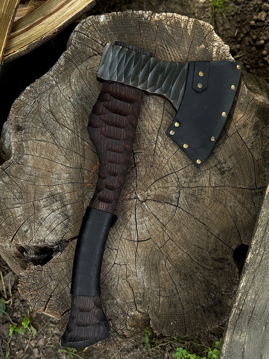 Hand-Forged Axe Rok U8GA Steel Gorillas BBQ TR20