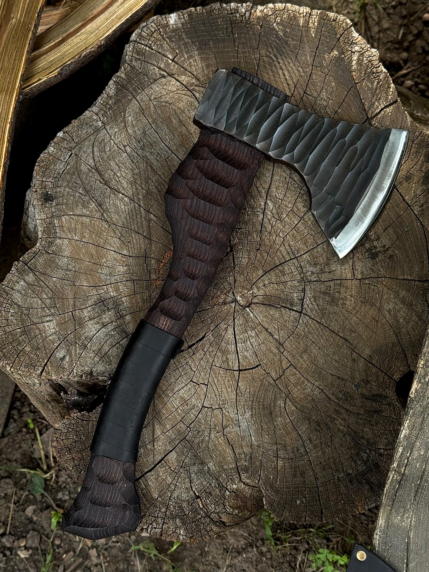 Hand-Forged Axe Rok U8GA Steel Gorillas BBQ TR20