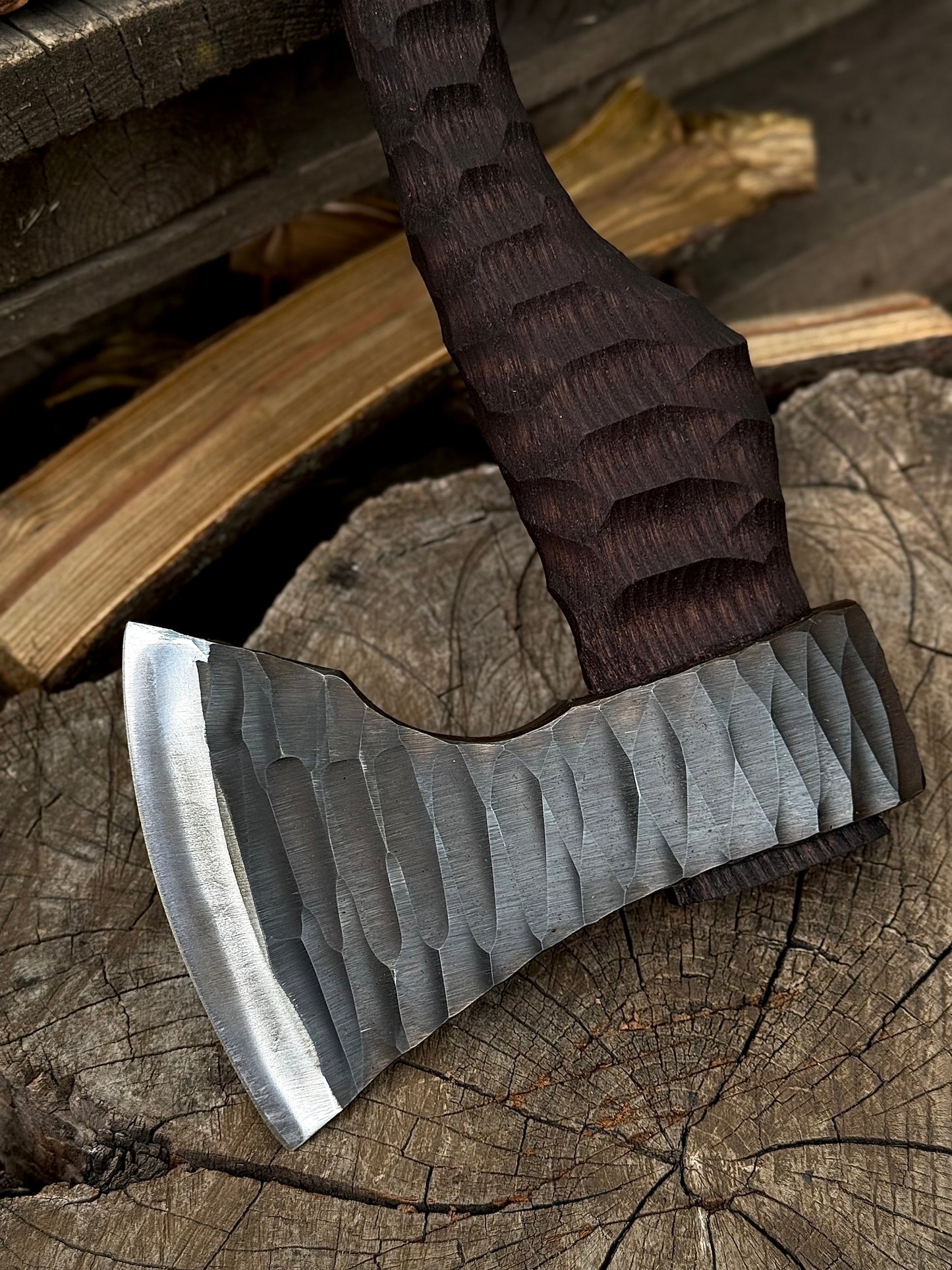 Hand-Forged Axe Rok U8GA Steel Gorillas BBQ TR20
