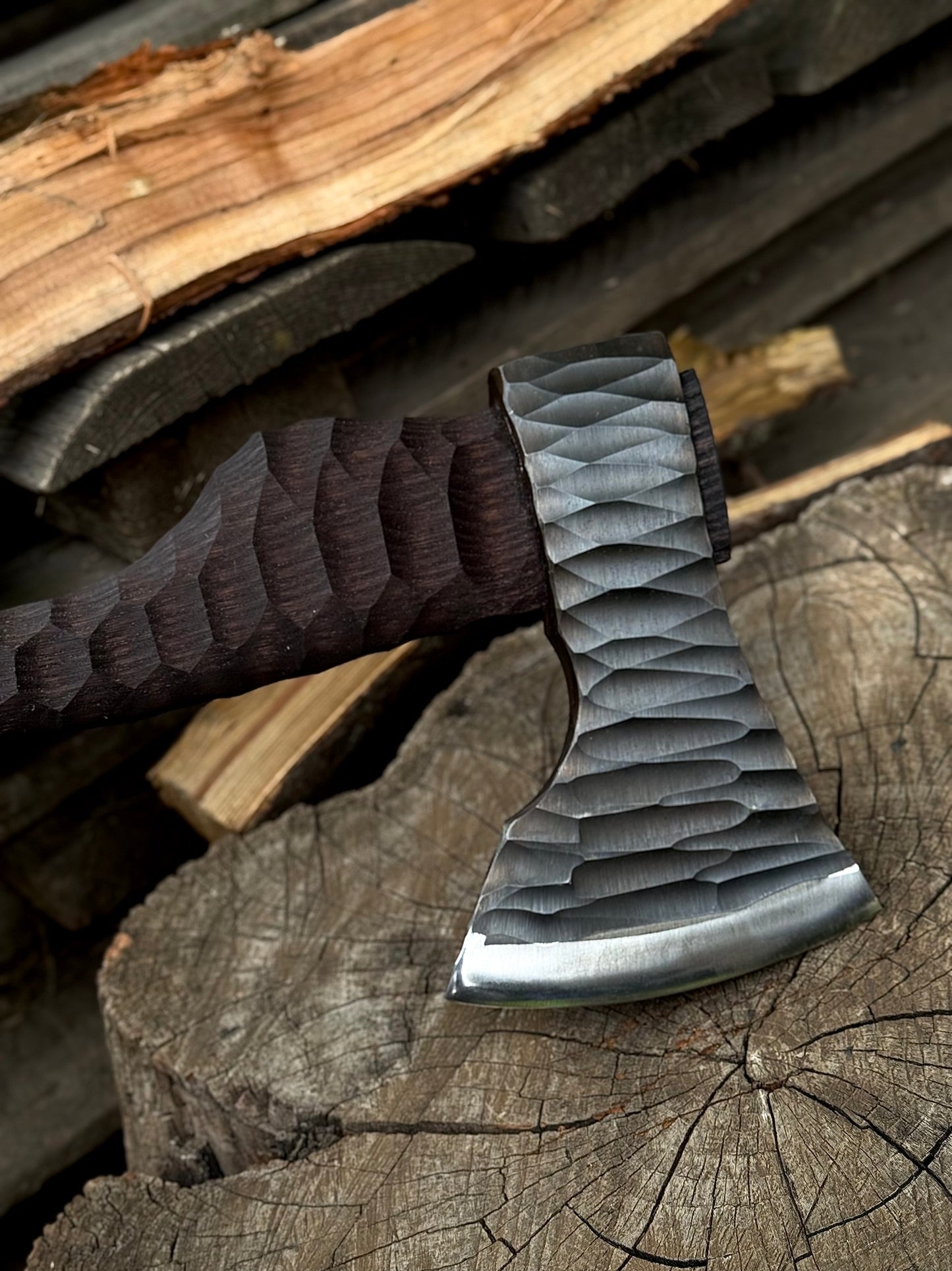 Hand-Forged Axe Rok U8GA Steel Gorillas BBQ TR20