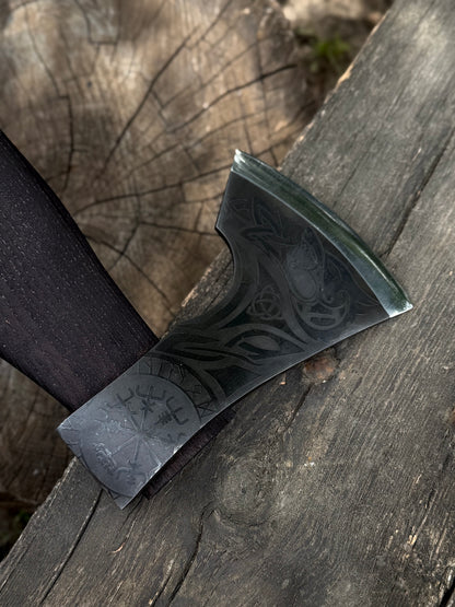Scandinavian Battle Axe Loki