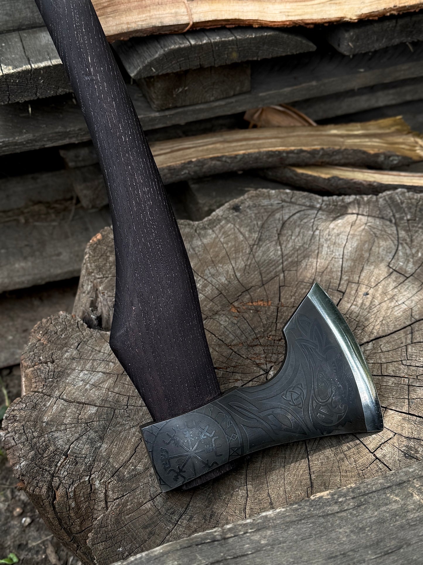 Scandinavian Battle Axe Loki U8GA Steel Gorillas BBQ TR17