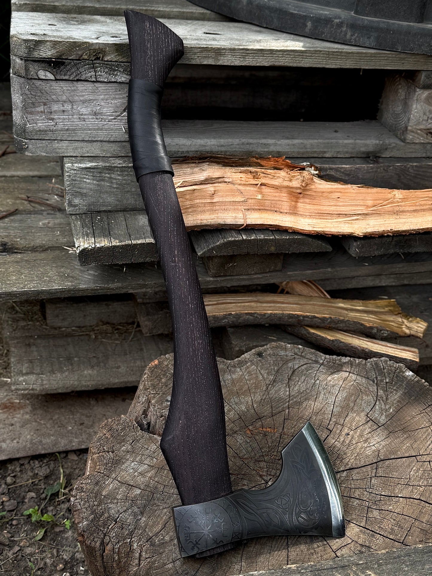 Scandinavian Battle Axe Loki U8GA Steel Gorillas BBQ TR17