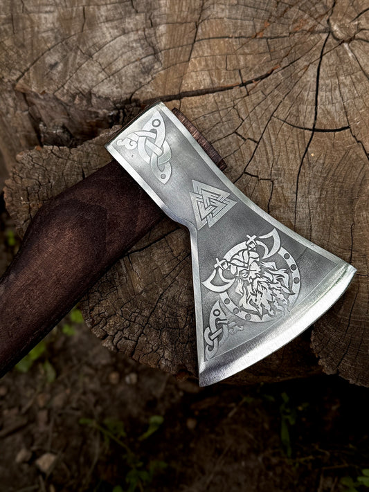Handmade Ragnar Axe – 65G Steel, Gorillas BBQ TR3
