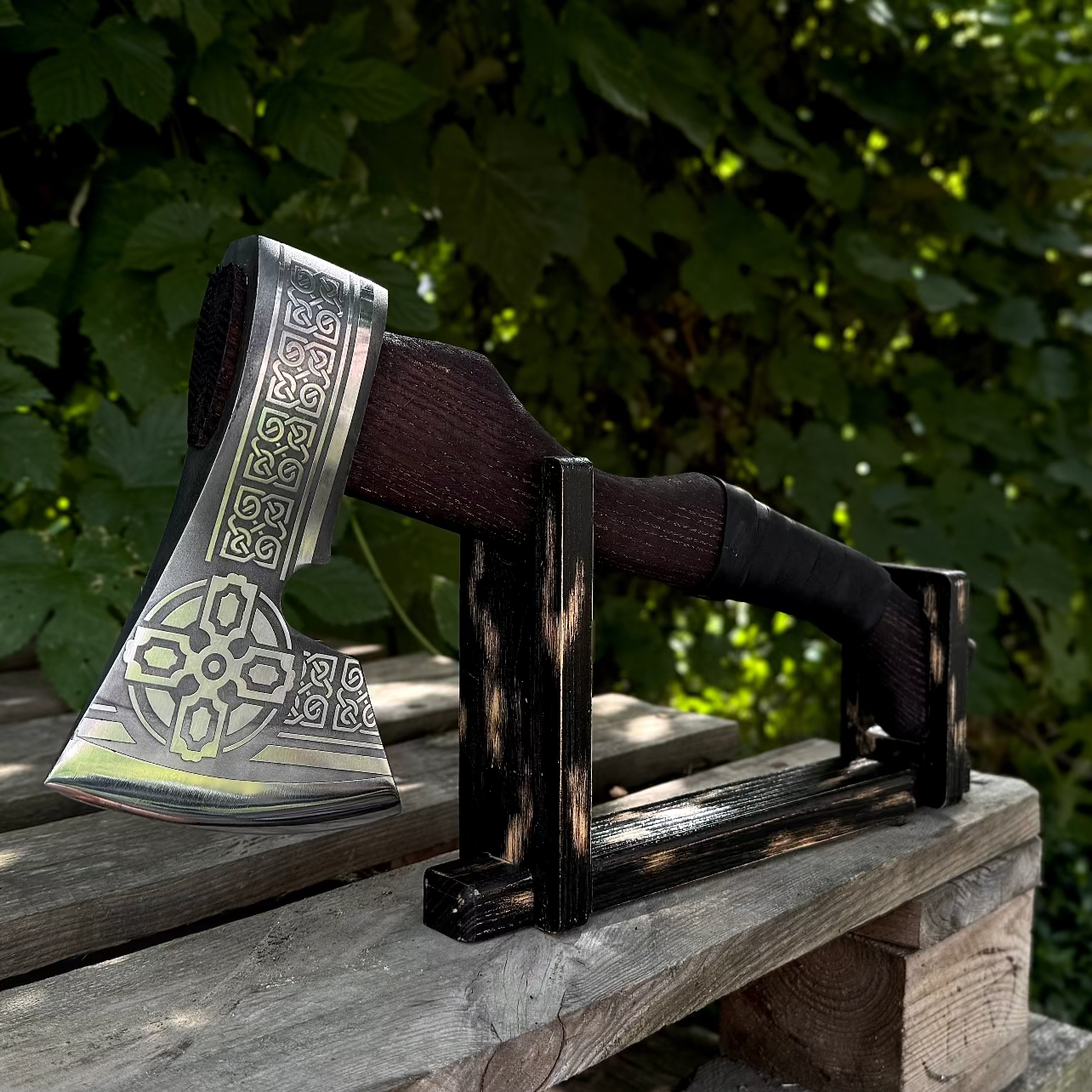 Hand-Forged Axe Templar U8GA Steel Gorillas BBQ TR29
