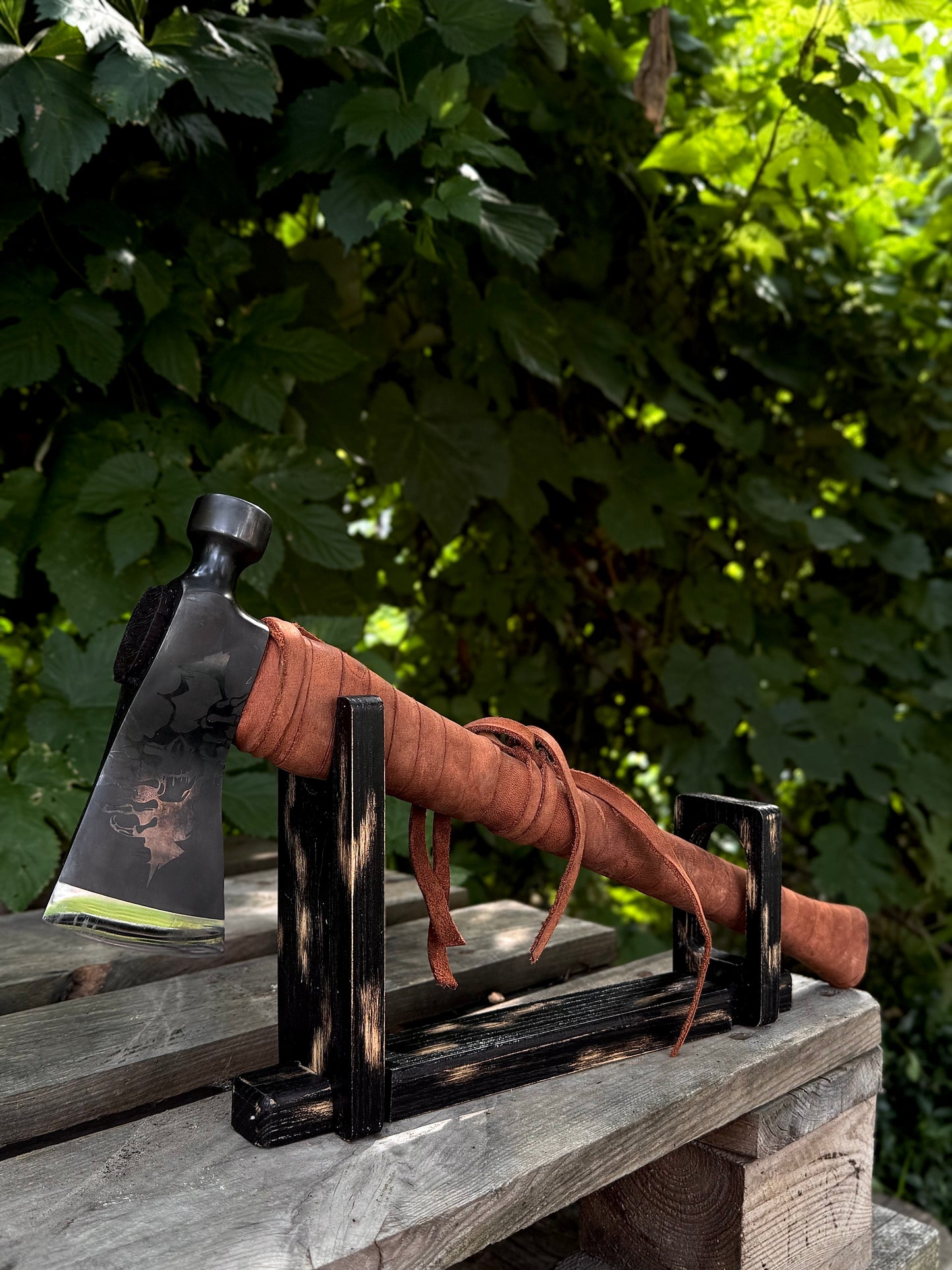 Handmade Tomahawk Axe – U8 Steel Gorillas BBQ TR22