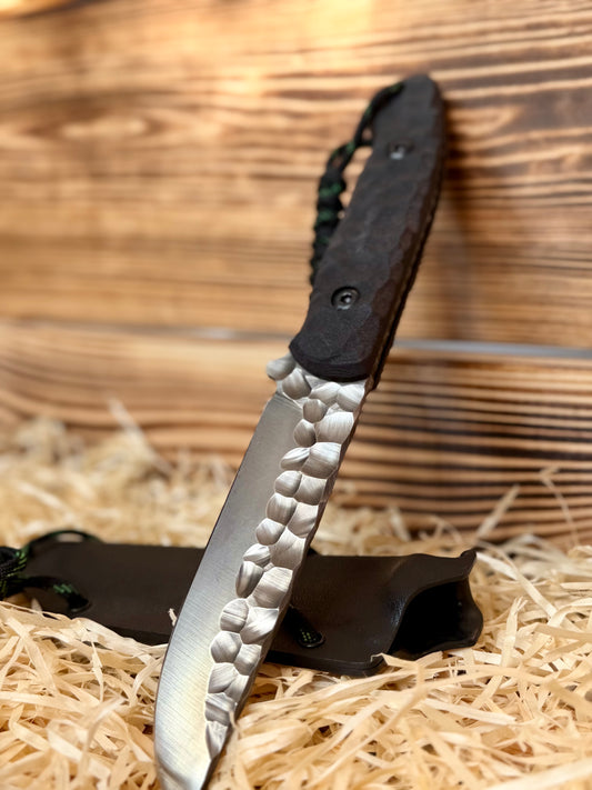 Bushcraft Camping Knife No.2, Stone Steel 50x14 MF, Gorilas BBQ