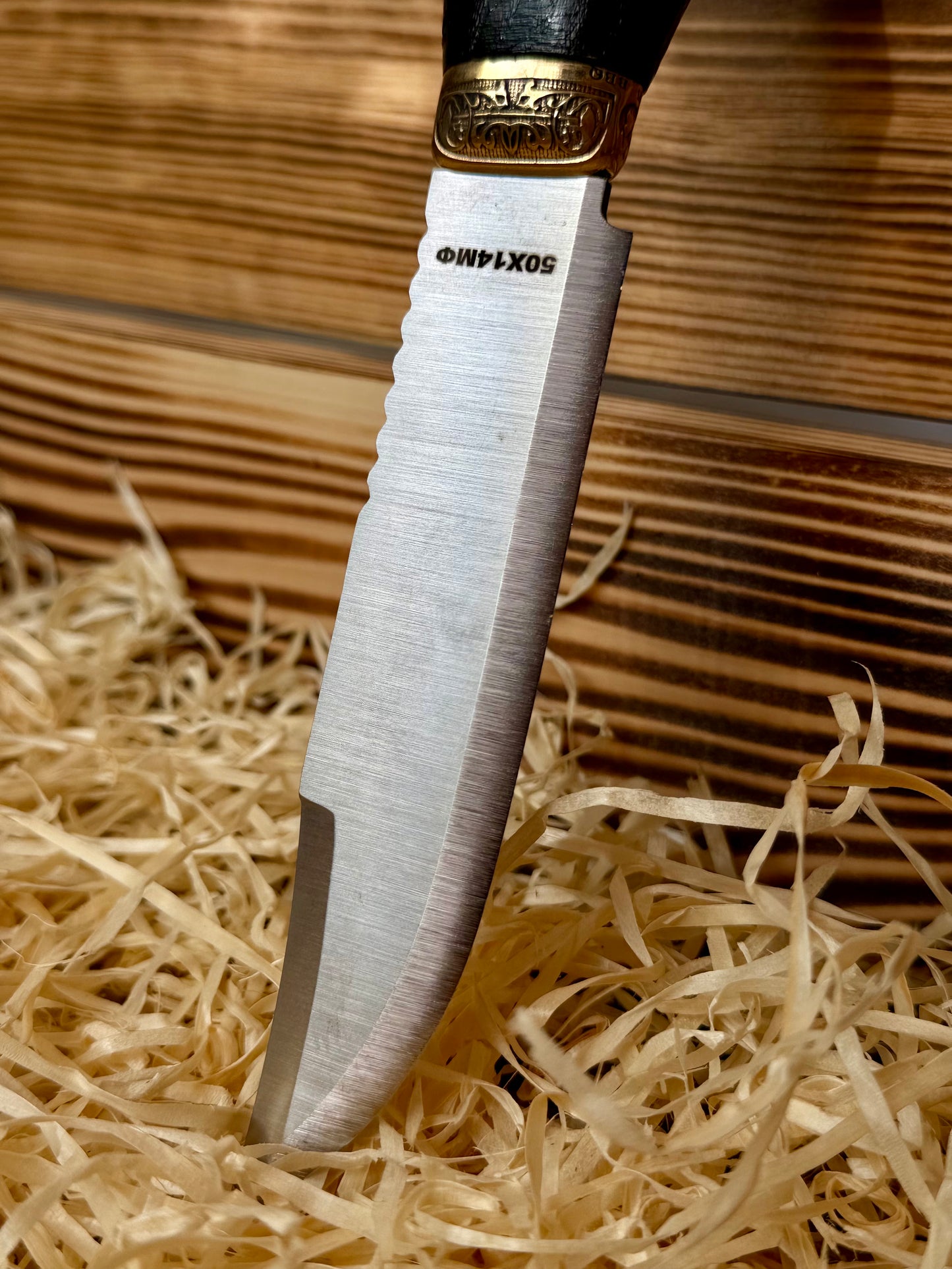 Tourist knife HERAKL Gorillas BBQ, steel 50Kh14MF