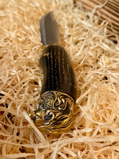 Tourist knife HERAKL Gorillas BBQ, steel 50Kh14MF