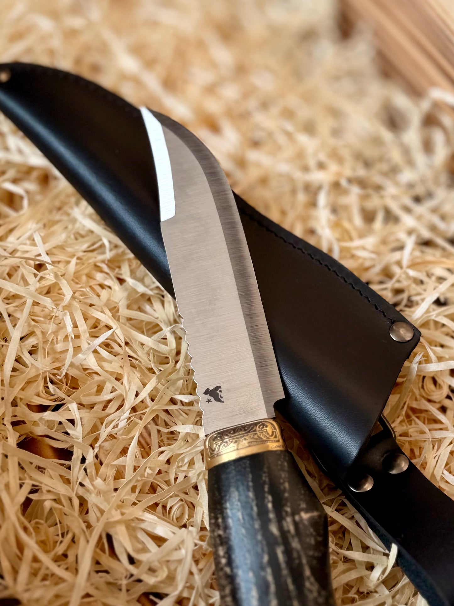 Tourist knife HERAKL Gorillas BBQ, steel 50Kh14MF