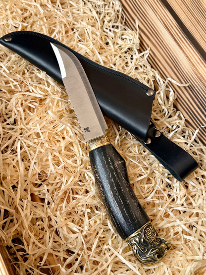 Tourist knife HERAKL Gorillas BBQ, steel 50Kh14MF