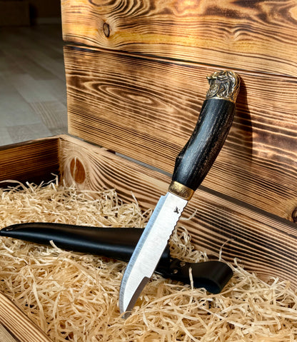 Tourist knife HERAKL Gorillas BBQ, steel 50Kh14MF