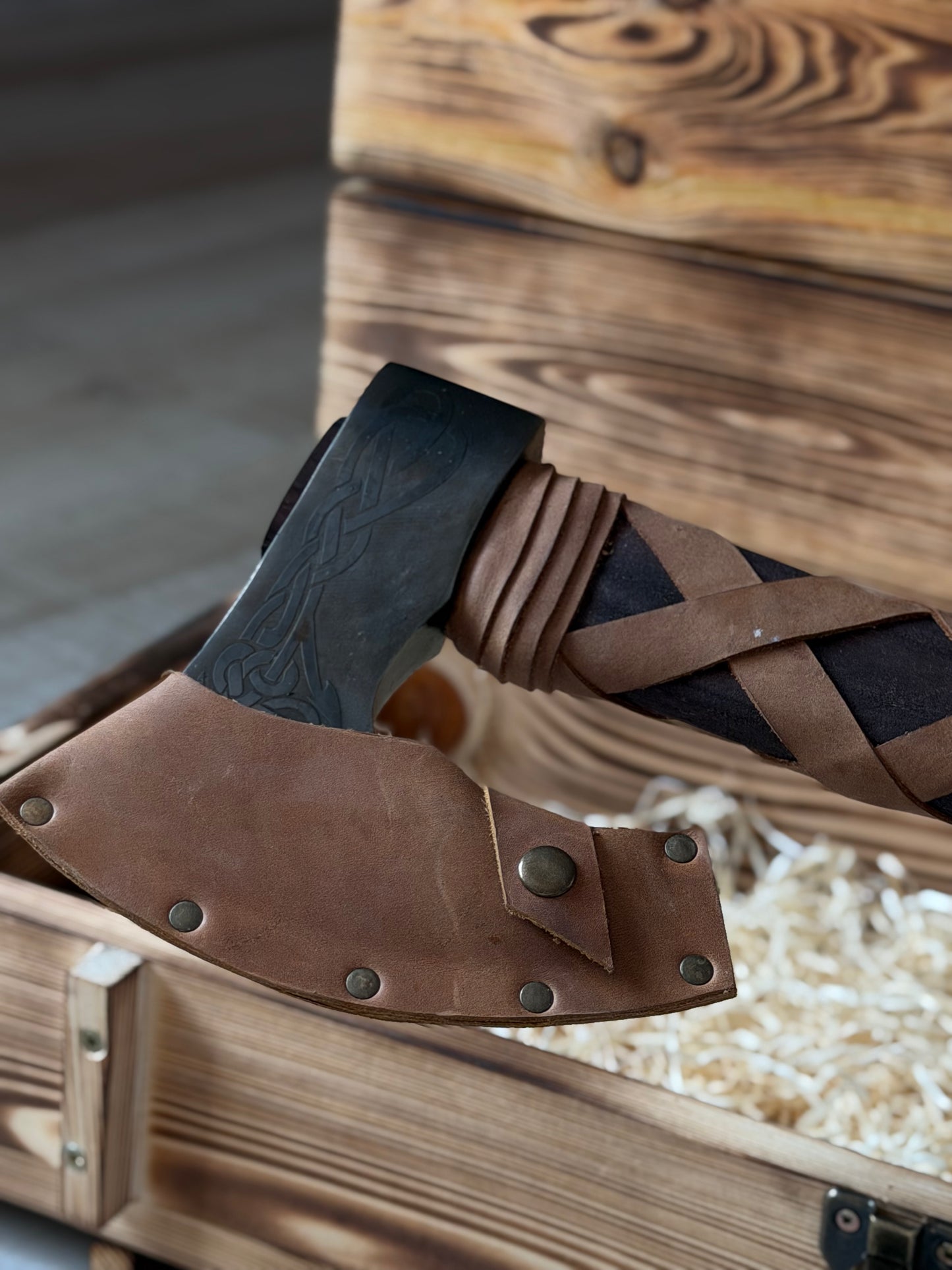 Ironflank 2.0. Viking Splitting Axe – Handmade