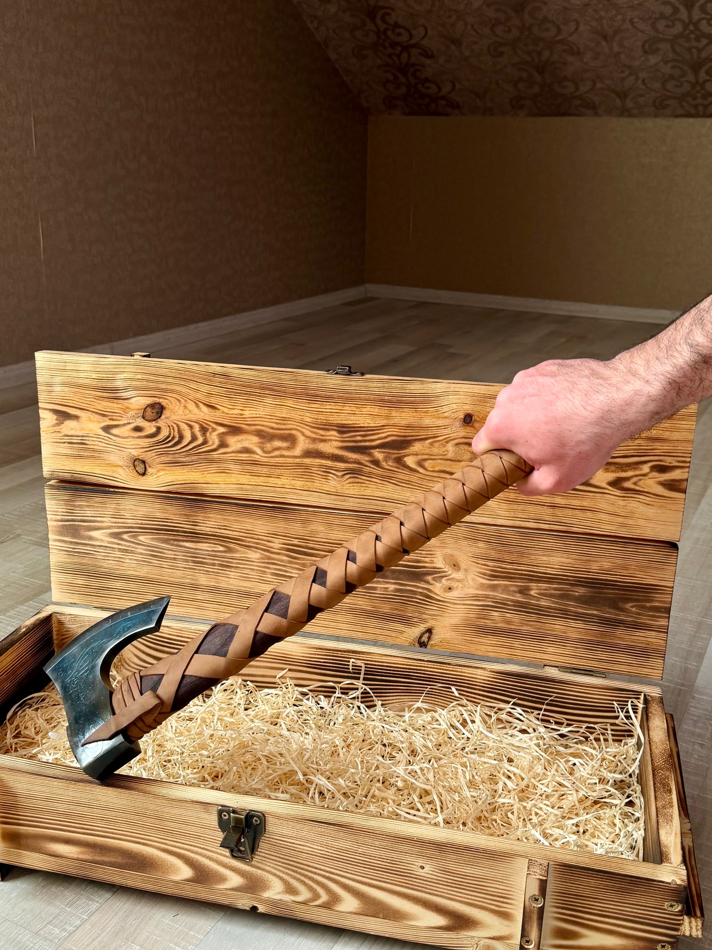 Ironflank 2.0. Viking Splitting Axe – Handmade