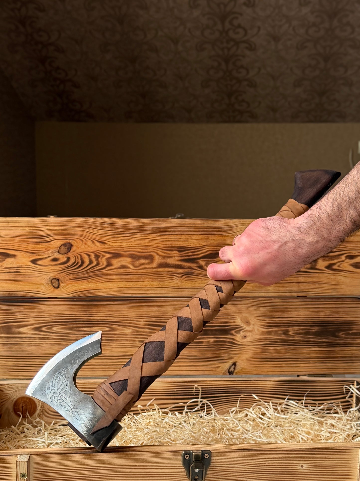 Ironflank 2.0. Viking Splitting Axe – Handmade