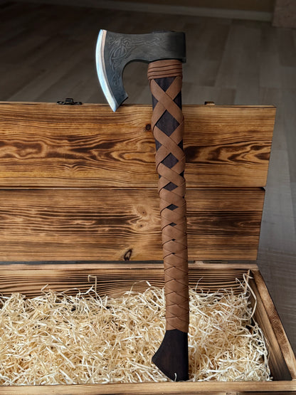 Ironflank 2.0. Viking Splitting Axe – Handmade