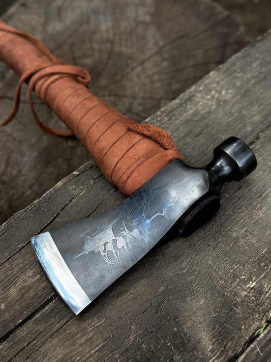 Handmade Tomahawk Axe – U8 Steel Gorillas BBQ TR22