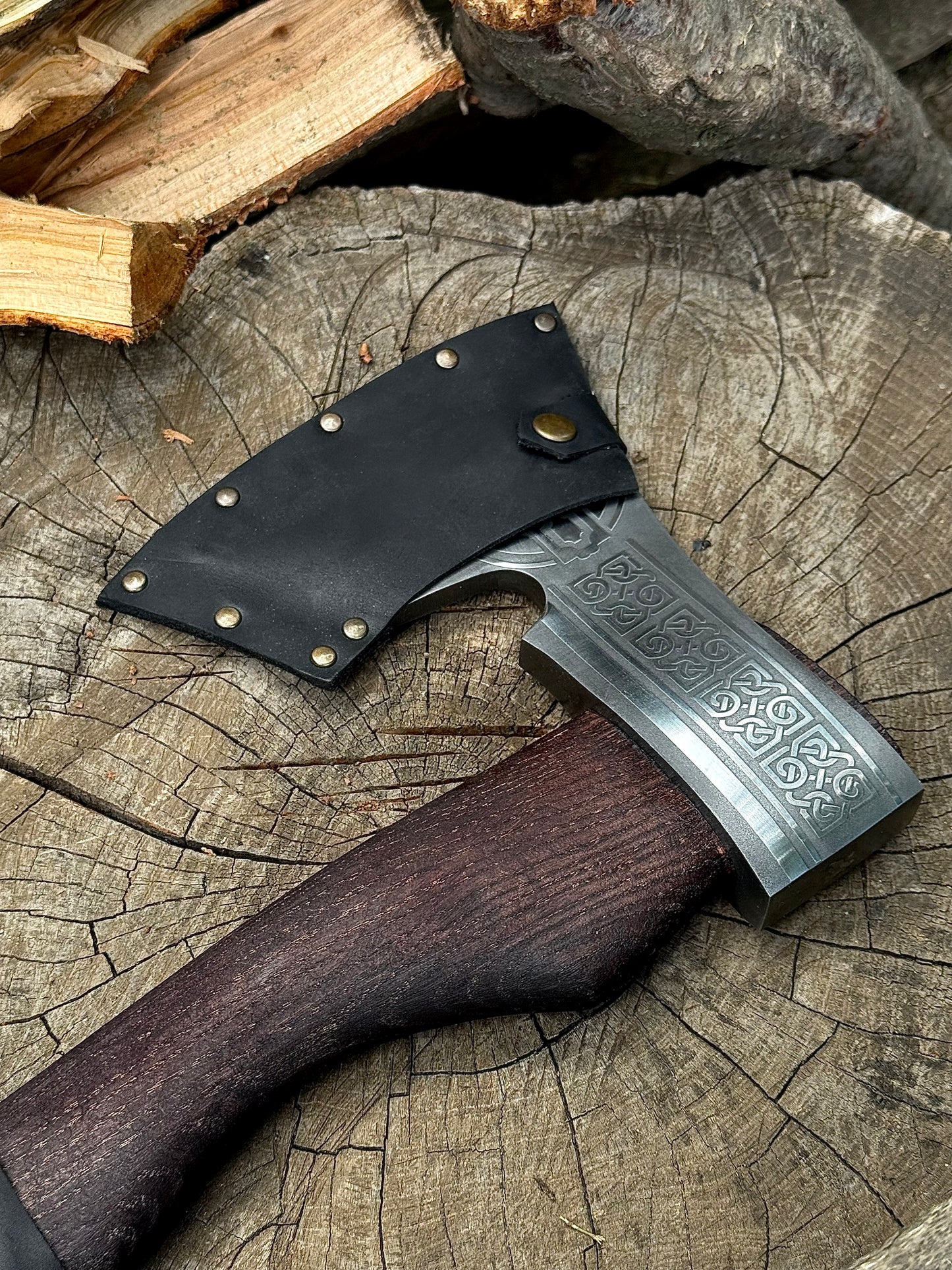 Hand-Forged Axe Templar U8GA Steel Gorillas BBQ TR29