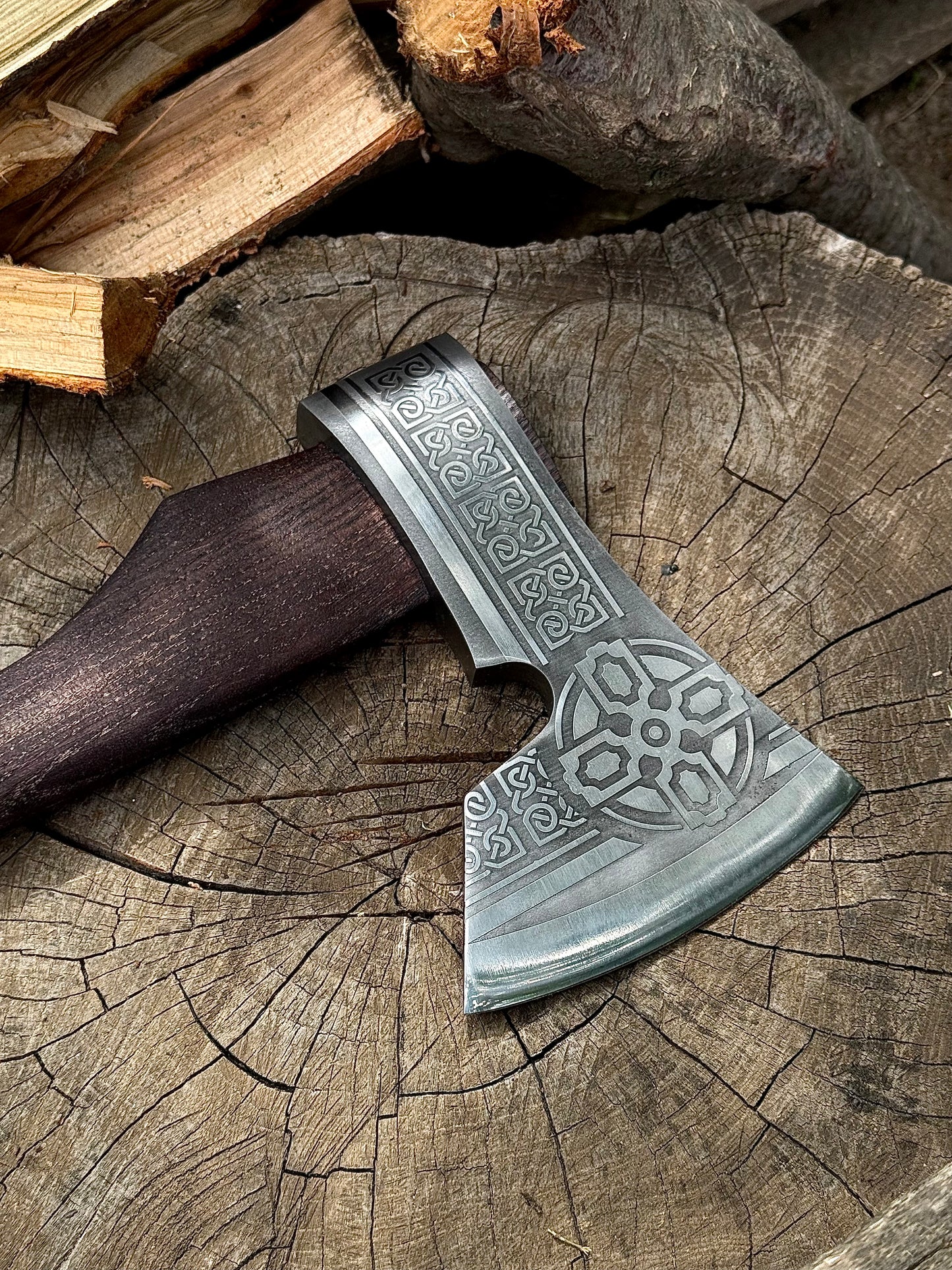 Hand-Forged Axe Templar U8GA Steel Gorillas BBQ TR29