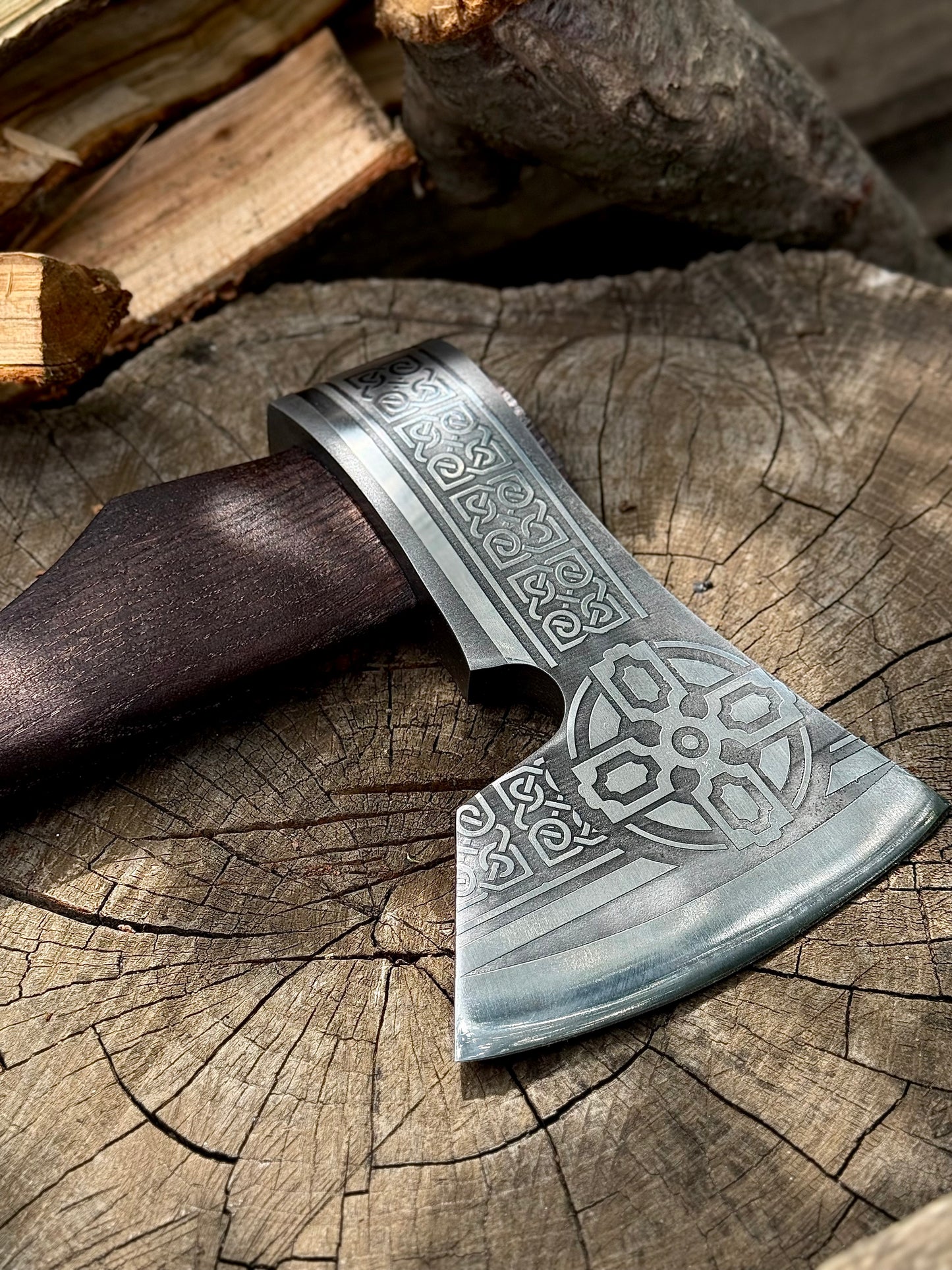 Hand-Forged Axe Templar U8GA Steel Gorillas BBQ TR29
