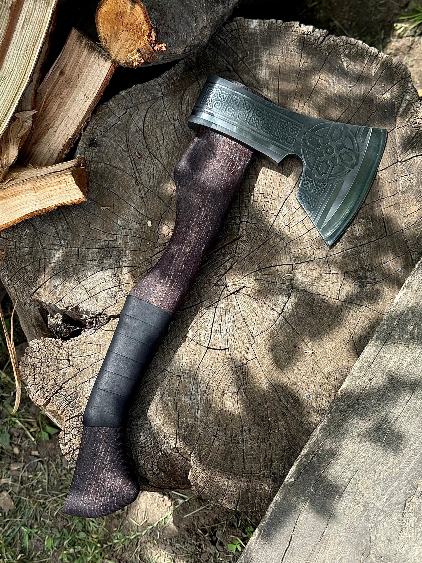 Hand-Forged Axe Templar U8GA Steel Gorillas BBQ TR29