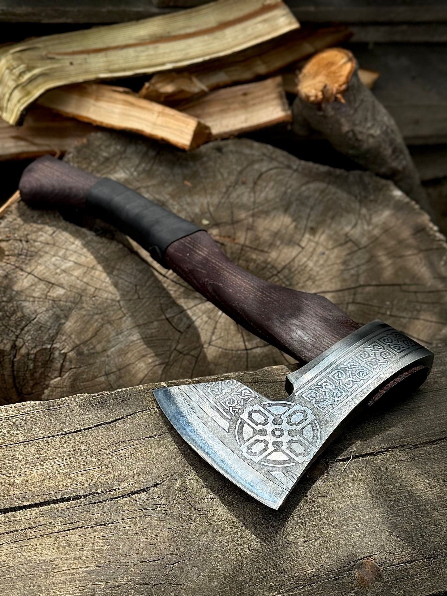 Hand-Forged Axe Templar U8GA Steel Gorillas BBQ TR29