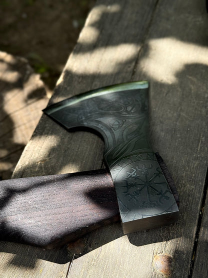 Scandinavian Battle Axe Loki