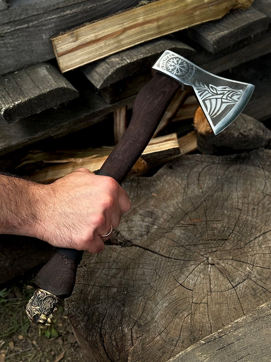 Exclusive Fenrir Casting Gift Axe, 65G Steel – Gorillas BBQ TR41