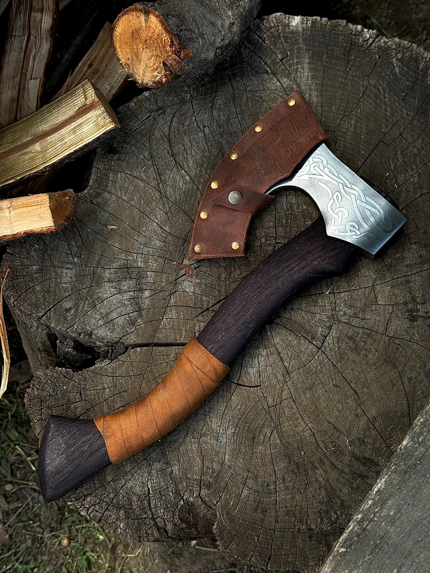 Handmade Scandinavian Axe Harald – Gorillas BBQ TR52