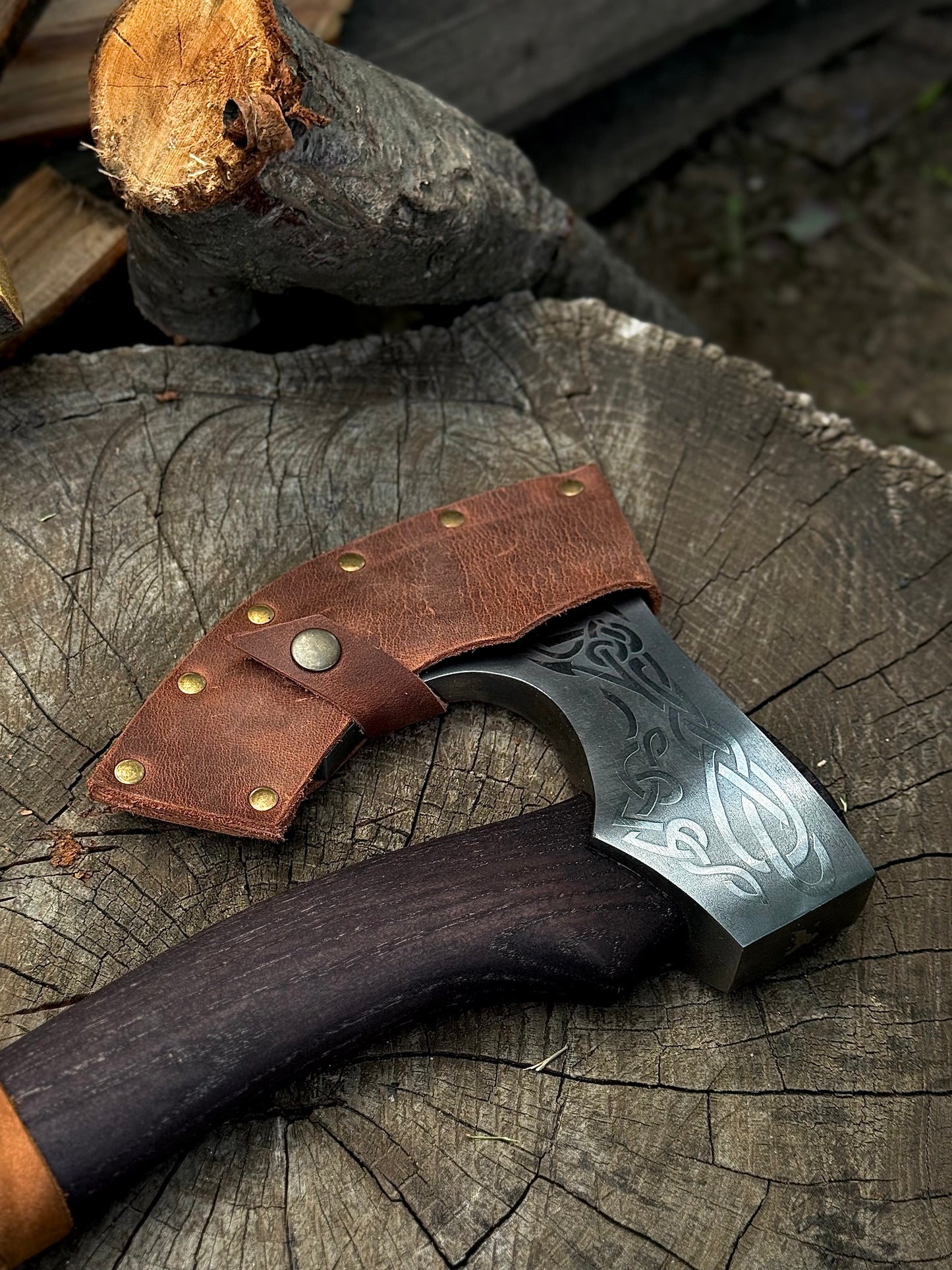 Handmade Scandinavian Axe Harald – Gorillas BBQ TR52