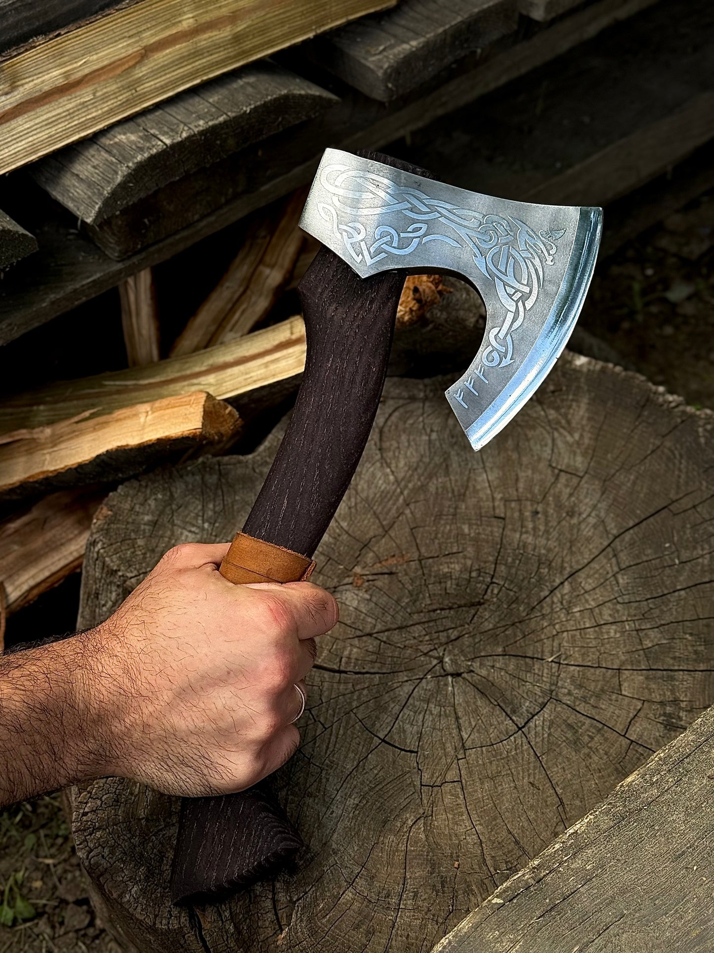 Handmade Scandinavian Axe Harald – Gorillas BBQ TR52
