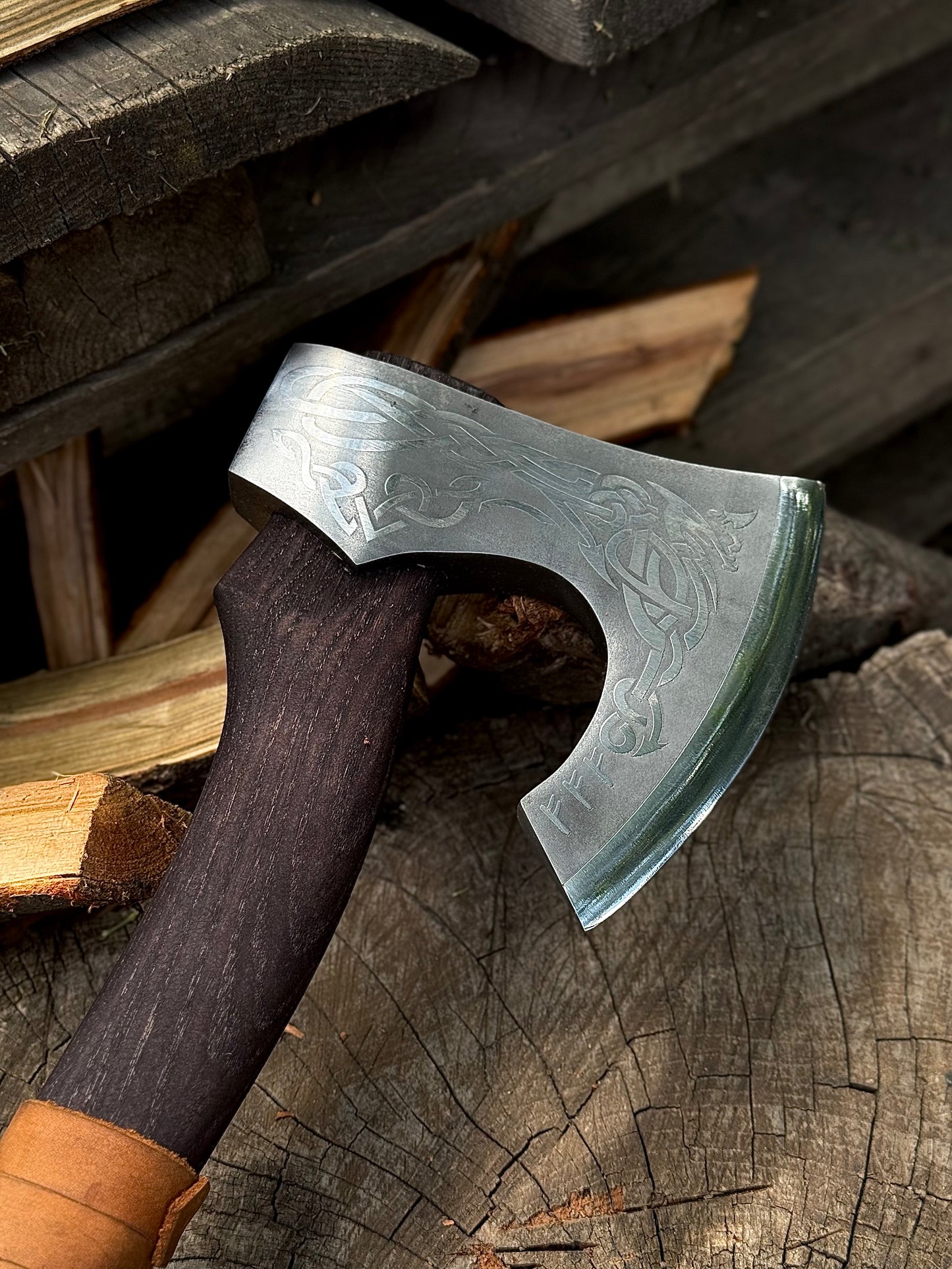 Handmade Scandinavian Axe Harald – Gorillas BBQ TR52