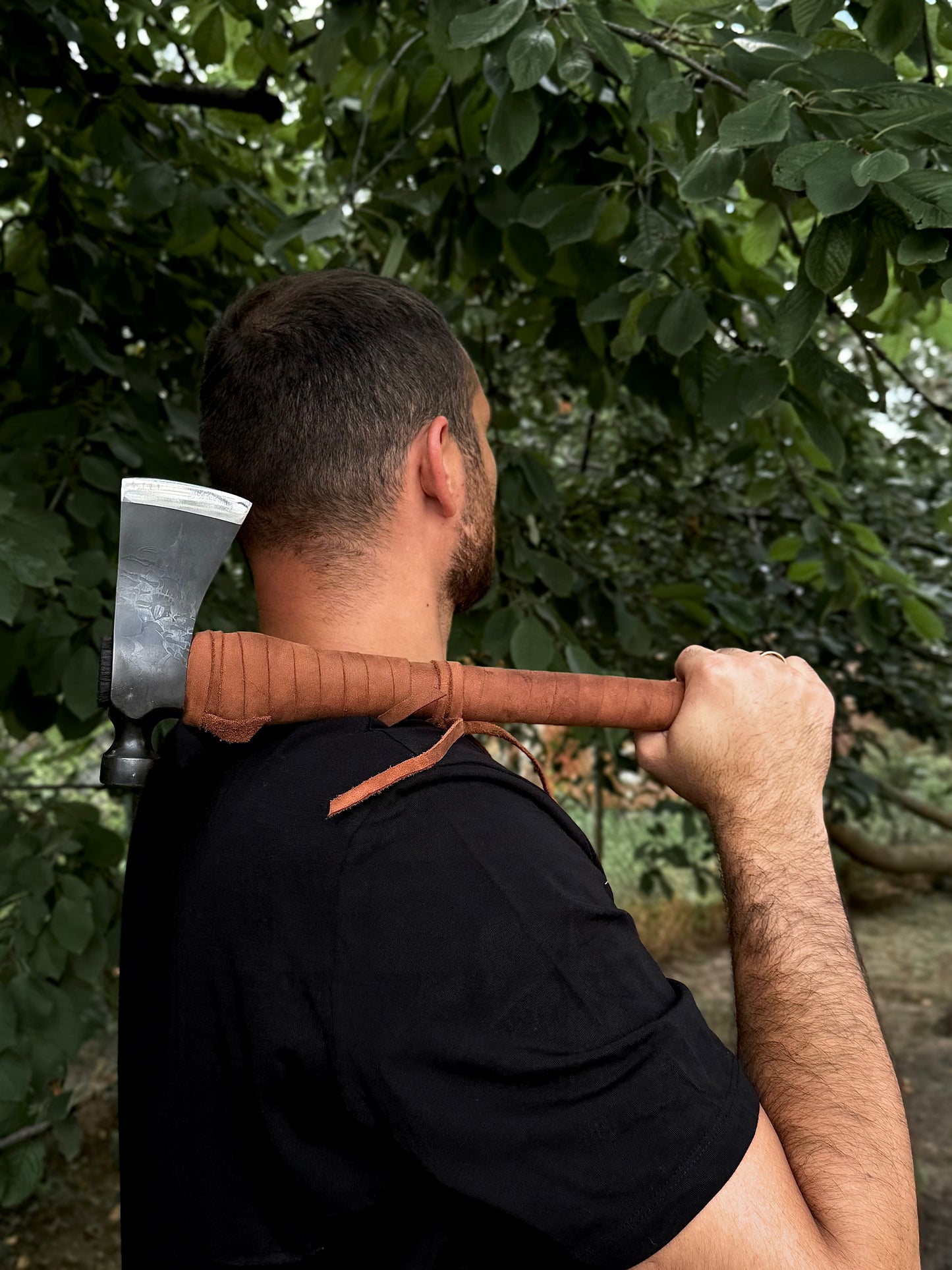 Handmade Tomahawk Axe – U8 Steel Gorillas BBQ TR22