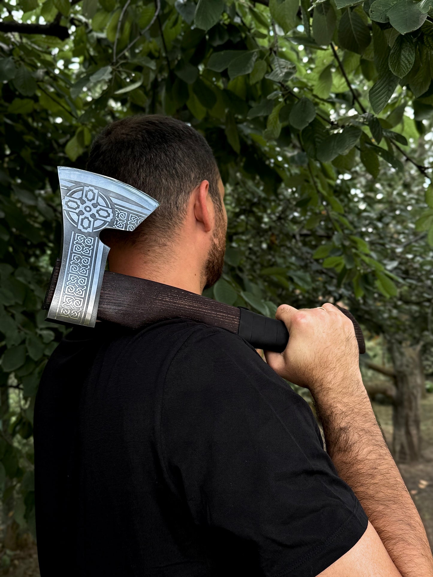Hand-Forged Axe Templar U8GA Steel Gorillas BBQ TR29