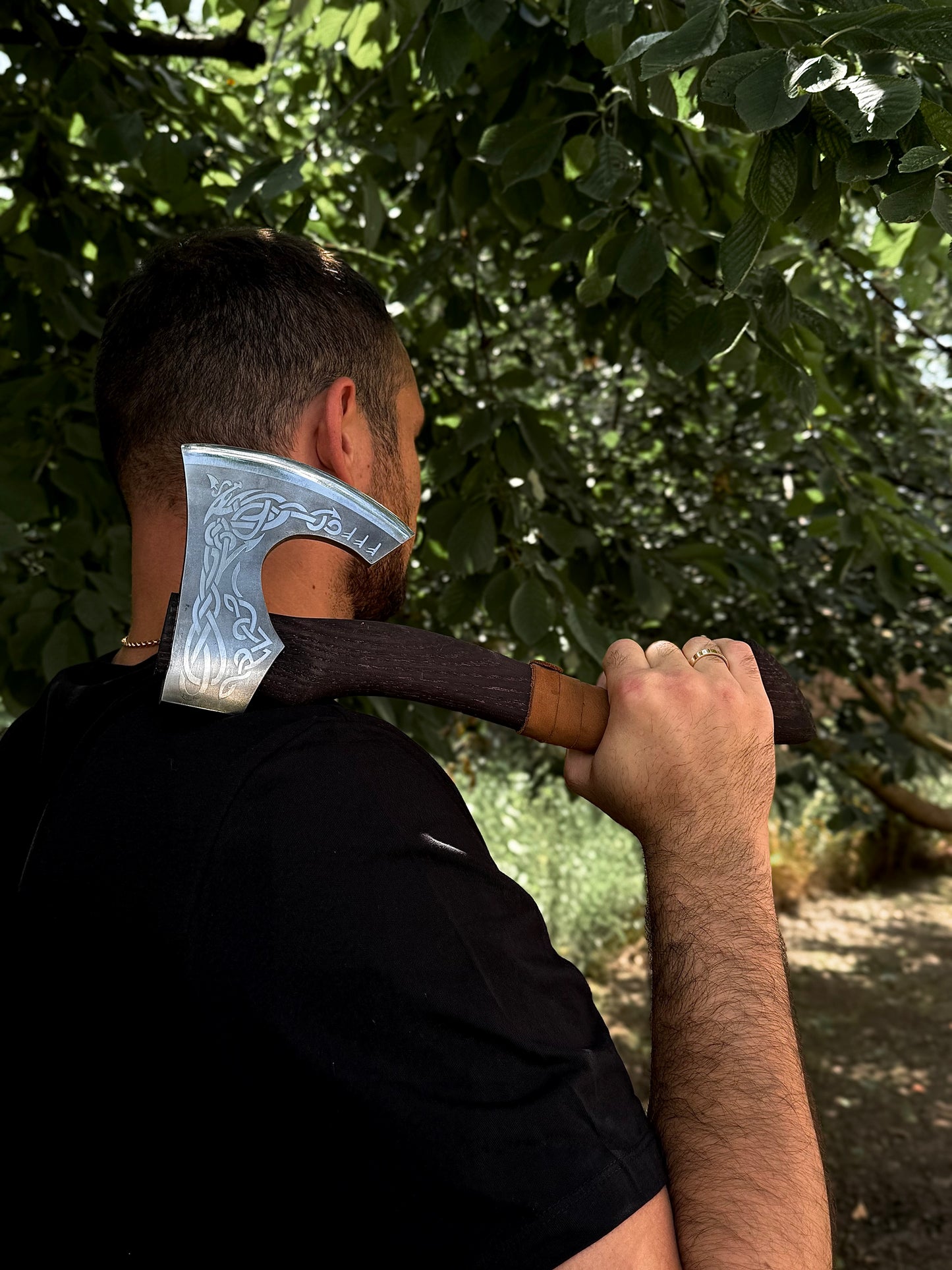 Handmade Scandinavian Axe Harald – Gorillas BBQ TR52