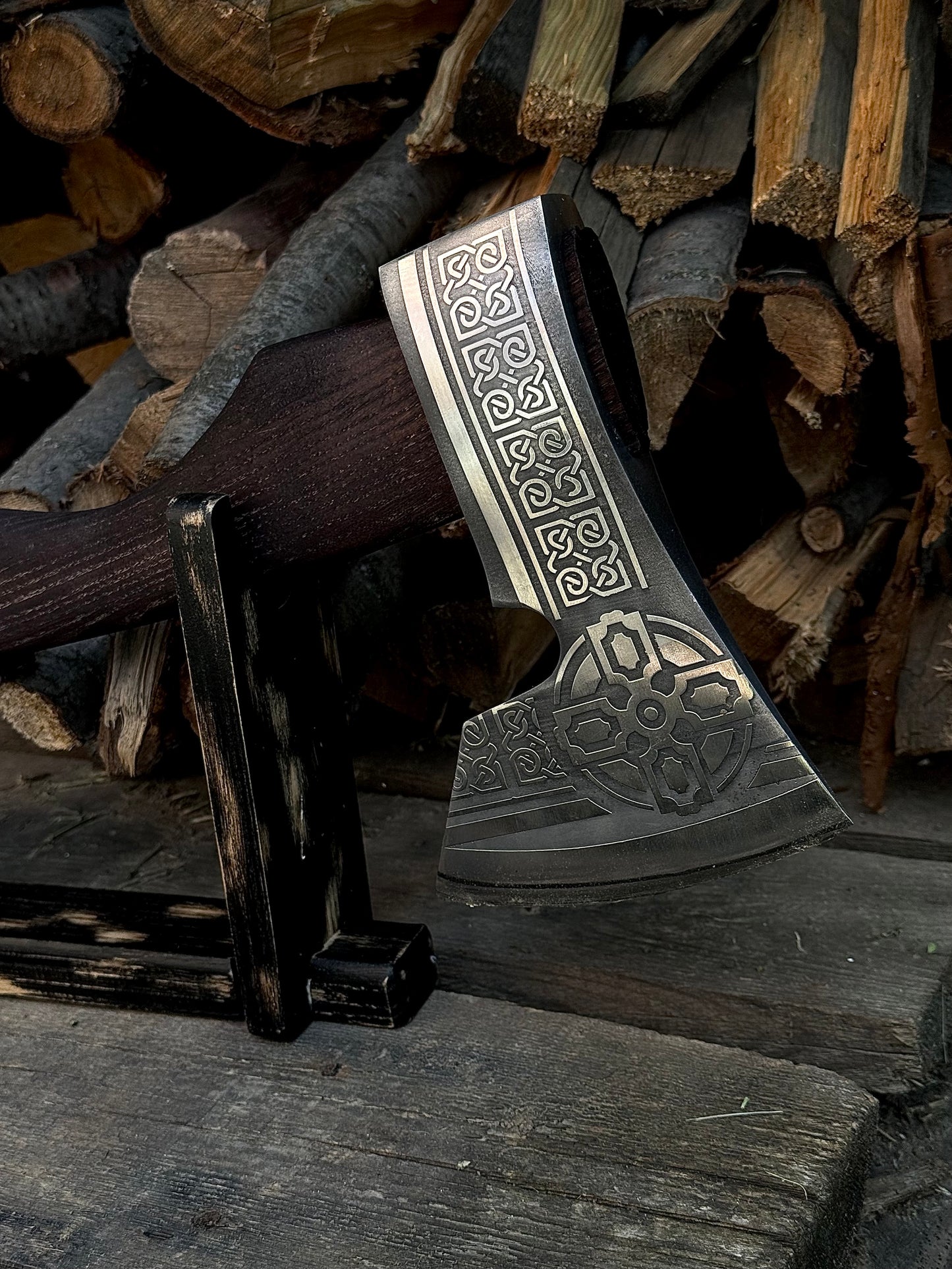 Hand-Forged Axe Templar U8GA Steel Gorillas BBQ TR29