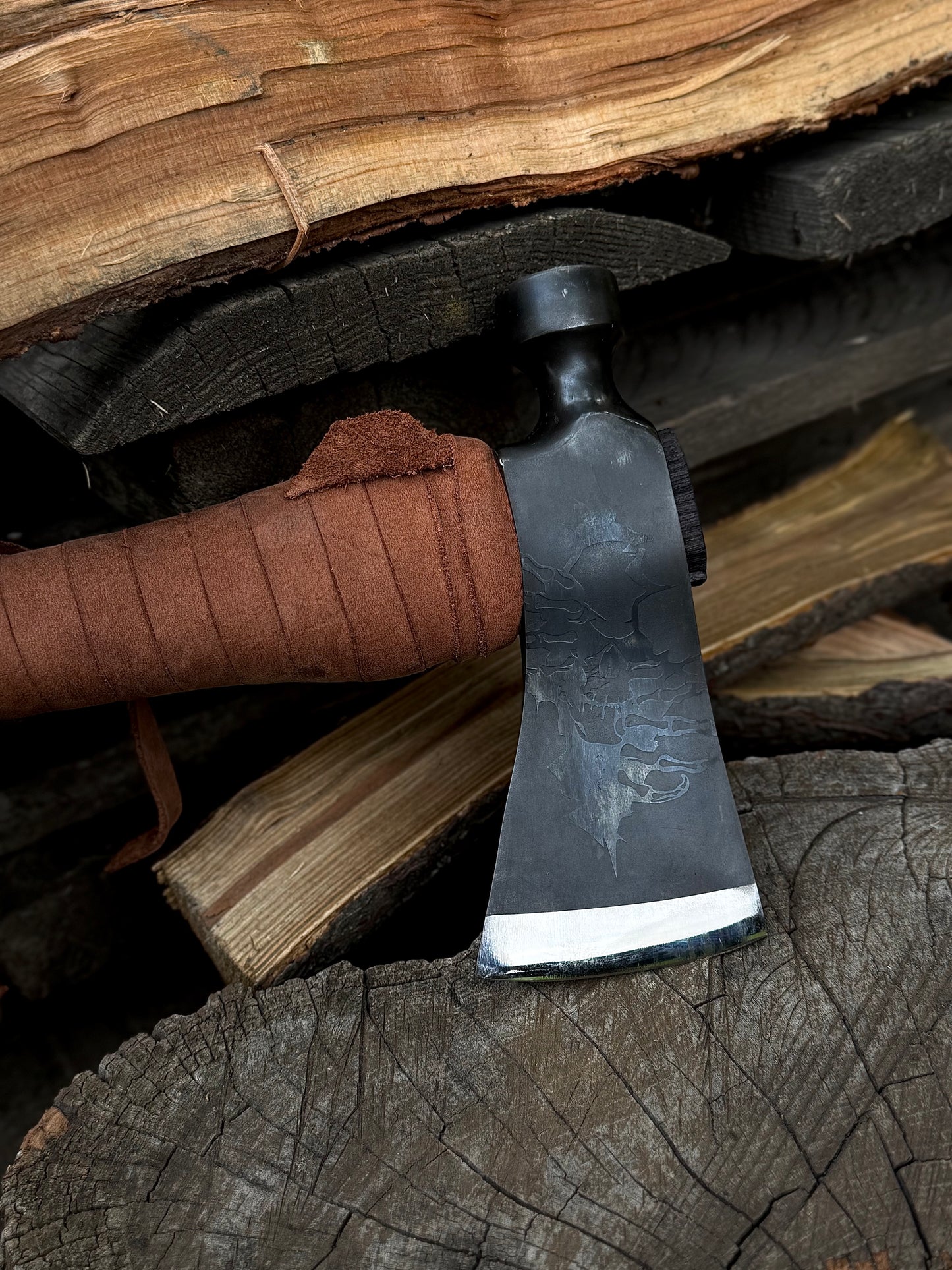 Handmade Tomahawk Axe – U8 Steel Gorillas BBQ TR22