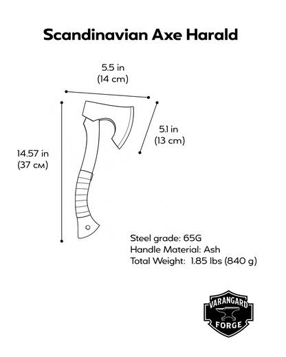 Handmade Scandinavian Axe Harald