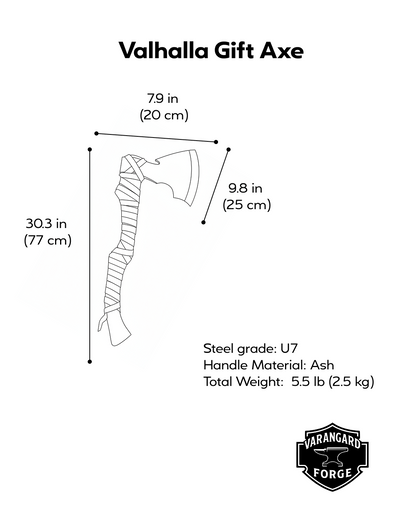 Handmade Valhalla Gift Axe