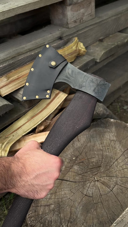 Scandinavian Battle Axe Loki